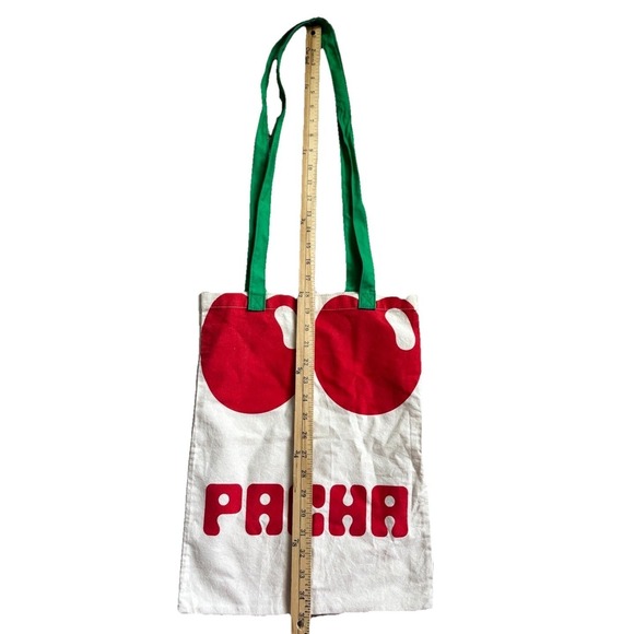 Superga x Pacha Ibiza Cherry Shopper Tote Bag Red Canvas Limited Edition Merch - Picture 8 of 11